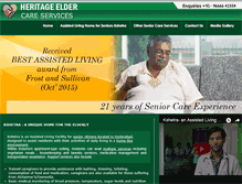 Tablet Screenshot of heritagehealthcareindia.com